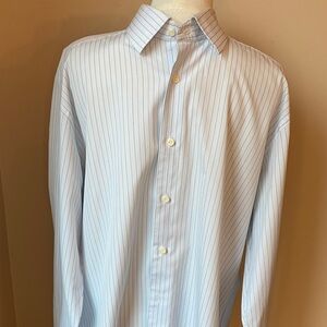 David Donahue striped Dress Shirt in excellent condition.